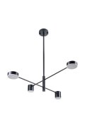 Lampa wisząca CLEX - 4P LED czarna 100 cm
