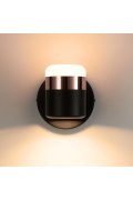 Lampa ścienna POCCO LED czarna 16 cm