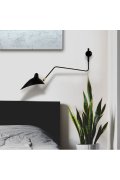 Lampa ścienna CRANE-1W czarna 99 cm