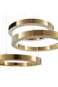 Lampa wisząca CIRCLE 60+60+60 LED złoty połysk na 1 podsufitce
