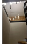 Lampa wisząca O-LINE LED 93 cm mosiądz