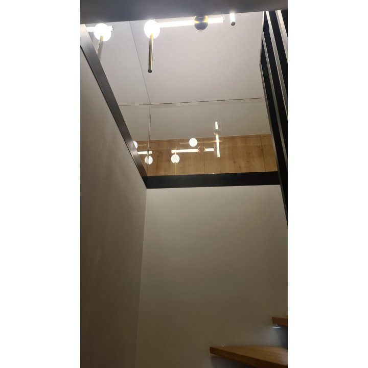 Lampa wisząca O-LINE LED 93 cm mosiądz
