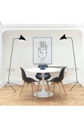 Lampa podłogowa CRANE-F1 czarna 160 cm