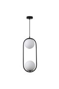 Lampa wisząca COSTA DUO czarna 50 cm