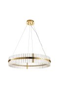 Lampa wisząca AURA LED złota 85 cm