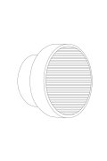 Lampa ścienna CARMELLO LED transparentna czarna 13,5 cm