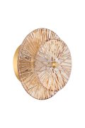 Lampa ścienna LUXIO LED bursztynowa 20 cm