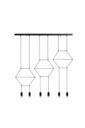 Lampa wisząca LINEA-6 LONG czarna 100 cm