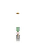 Lampa wisząca PASTELLO GREEN szklana kolorowa 11 cm
