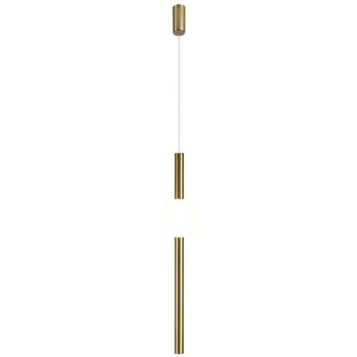 Lampa wisząca O-LINE LED 63 cm mosiądz