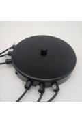 Lampa ścienna LINEA-6 WALL czarna