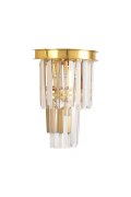 Lampa ścienna SPLENDORE złota 20 cm