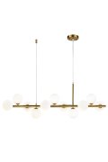 Lampa wisząca MINI MOON złota 100 cm