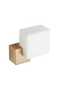 Lampa ścienna CUBO LED złota 18 cm