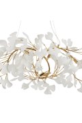 Lampa wisząca BOTANIKA WAVE złoto biała 125 cm