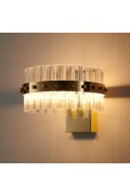 Lampa ścienna AURA złota 18 cm