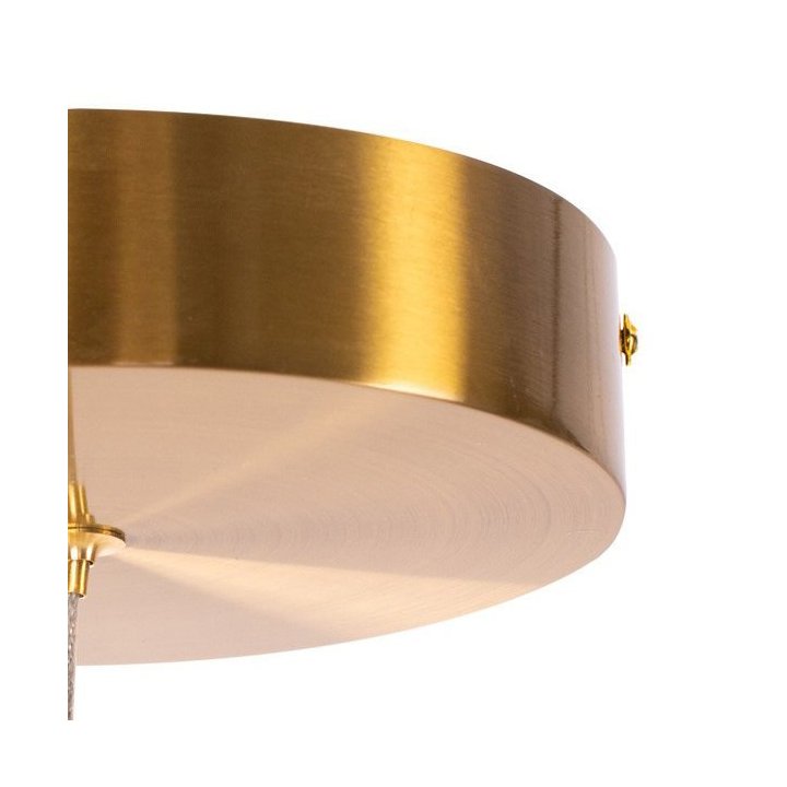 Lampa wisząca CIRCLE 100 LED mosiądz szczotkowany 100 cm
