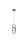 Lampa wisząca ELIPSE MINI LED czarna 32 cm