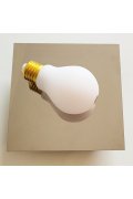 Lampa ścienna BULB złota 15 cm
