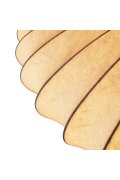 Lampa wisząca SILK FLAT biała 50 cm - nowoczesna i minimalistyczna