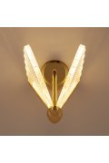 Lampa ścienna BEE LED złota 22 cm