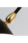 Lampa ścienna CRANE-1W czarna 99 cm