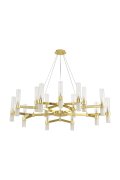 Lampa wisząca CANDELA-15 złota 120 cm