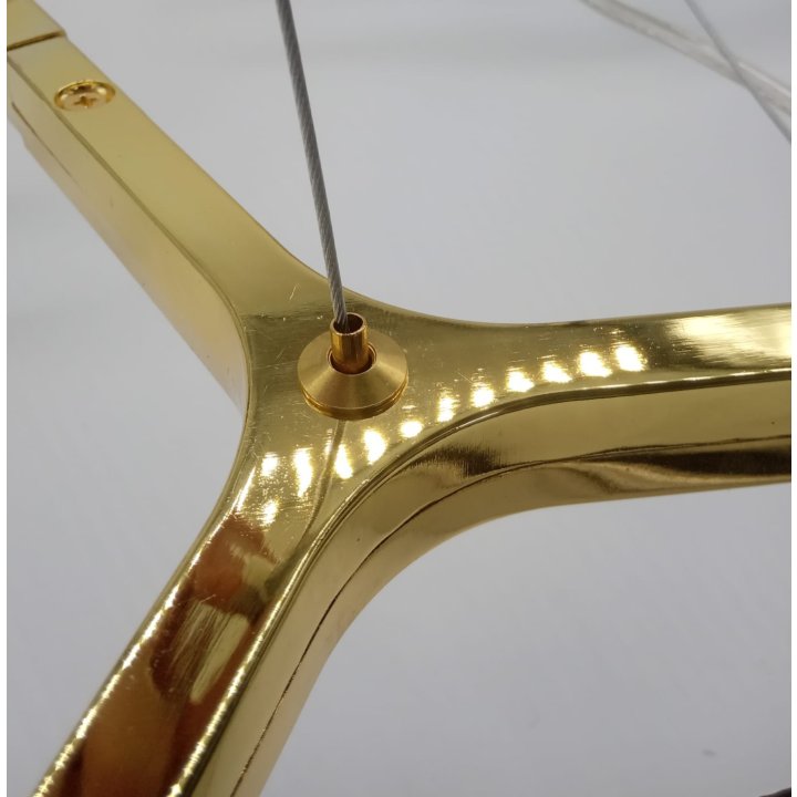 Lampa wisząca CANDLES-12A złota 75 cm