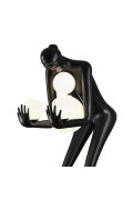 Lampa podłogowa WOMAN-2 BLACK czarna 190 cm