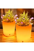 Lampa ogrodowa donica FLOWER POT S LED RGBW 16 kolorów 29 cm