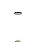 Lampa podłogowa ARTDECO czarno - złota 162 cm