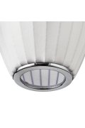 Lampa wisząca SILK BARREL biała 60 cm