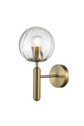 Lampa ścienna PALLA złota 15 cm