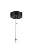 Lampa wisząca COCO 3 LED czarna 40 cm