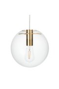Lampa wisząca TONDA złota 25 cm