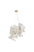 Lampa wisząca BOTANIKA WAVE złoto biała 125 cm