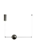 Lampa wisząca O-LINE LED 63 cm czarna
