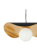 Lampa wisząca ENZO czarno złota 40 cm