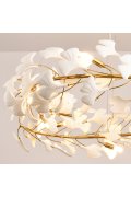 Lampa wisząca BOTANIKA złoto biała 100 cm