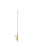 Lampa ścienna LED FLORENCE złota 86 cm - nowoczesny kinkiet dekoracyjny