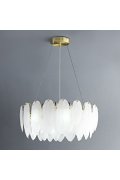 Lampa wisząca PIUMA biała 60 cm