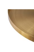 Stolik kawowy COLUMN marmurowy czarno złoty 55 cm