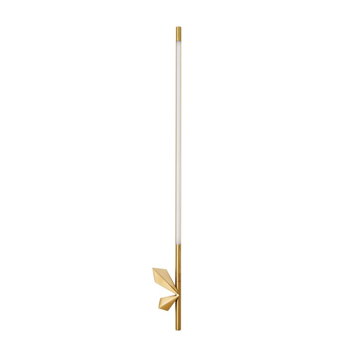 Lampa ścienna LED FLORENCE złota 86 cm - nowoczesny kinkiet dekoracyjny
