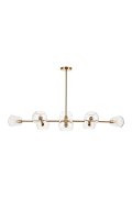 Lampa wisząca COSMIC-8 złota 85 cm