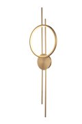 Lampa ścienna ECLIPTICA LED złota 100 cm