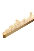 Lampa wisząca MONTANA LONG LED złota 125 cm