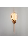 Lampa ścienna ECLIPTICA LED złota 100 cm