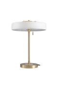 Lampa stołowa ARTDECO biało - złota