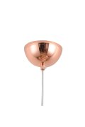 Lampa wisząca GLAM M miedziana 28 cm