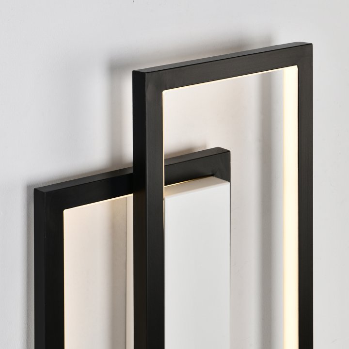 Lampa ścienna SYMMETRY-200 LED czarna 200 cm